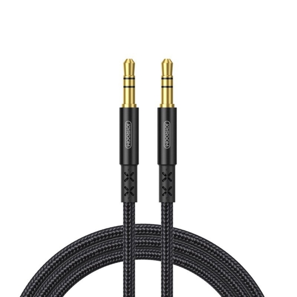 Joyroom AUX audio 3,5mm jack 1m kábel - fekete