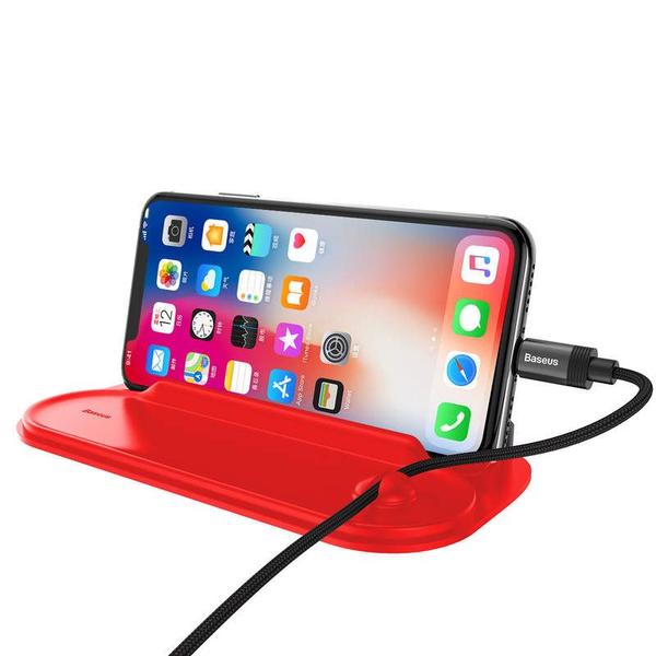 Baseus Horizon szilikon telefonszám kijelző műszerfalra parkoláshoz autós kiegészítő - piros