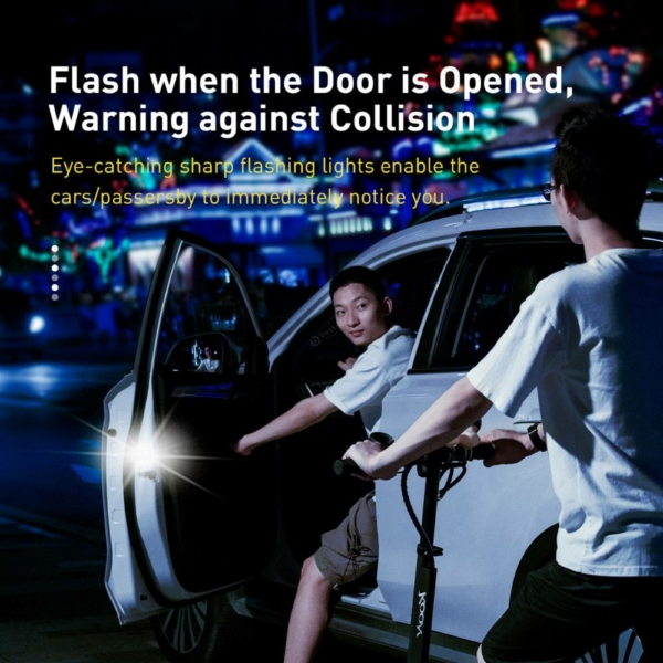 Baseus autó ajtó nyitást jelző LED fény (2 darabos csomag) fehér