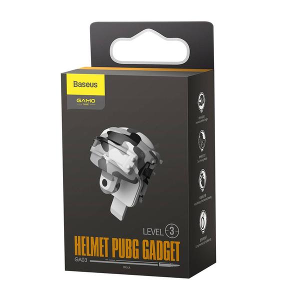 Baseus GAMO GA03 Level 3 Helmet PUBG Gadget sisak alakú kontroller okostelefonhoz - fehér