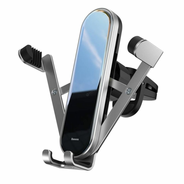 Baseus Penguin Gravity autós telefon tartó szellőzőnyílásba ezüst