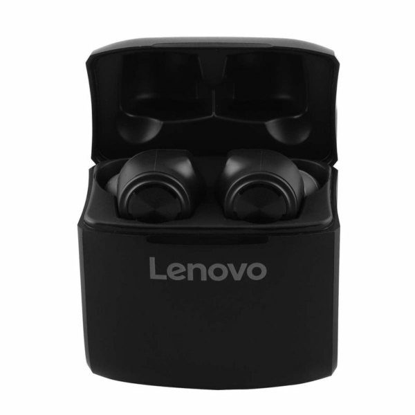 Lenovo HT20 TWS vezeték nélküli bluetooth headset töltőtokkal - fekete