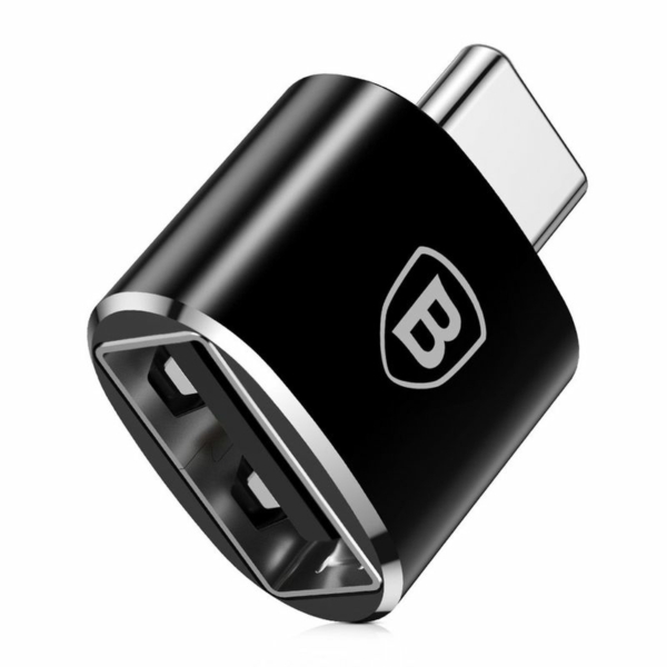 Baseus USB-C - USB OTG adapter - fekete