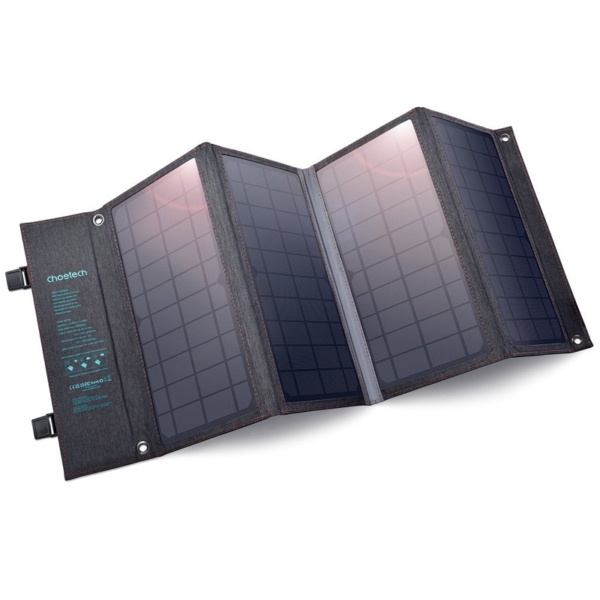 Choetech összehajtható solar napelemes 36W QC PD 5V töltő panel