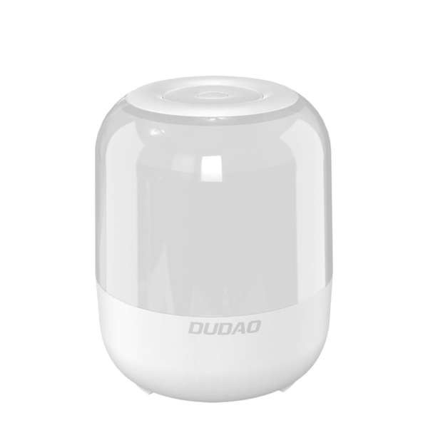 Dudao Y11S hordozható bluetooth hangszóró RGB 5W 1200mAh - fehér