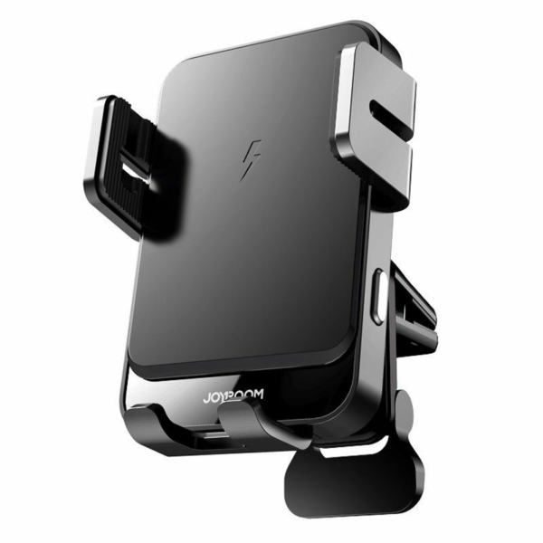 Joyroom JR-ZS219 autós telefon tartó Qi vezeték nélküli töltéssel 15W szellőzőnyílásba - fekete