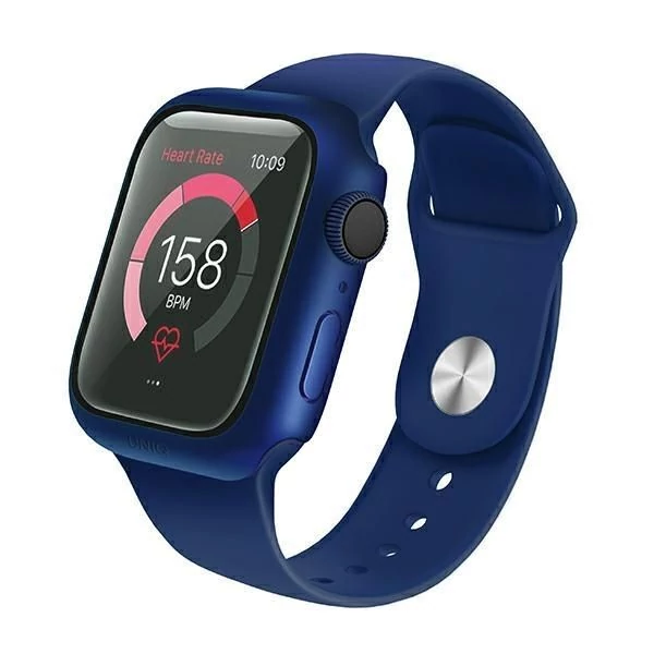 UNIQ Apple Watch 40mm Nautic vízálló tok kijelzővédővel - sötétkék