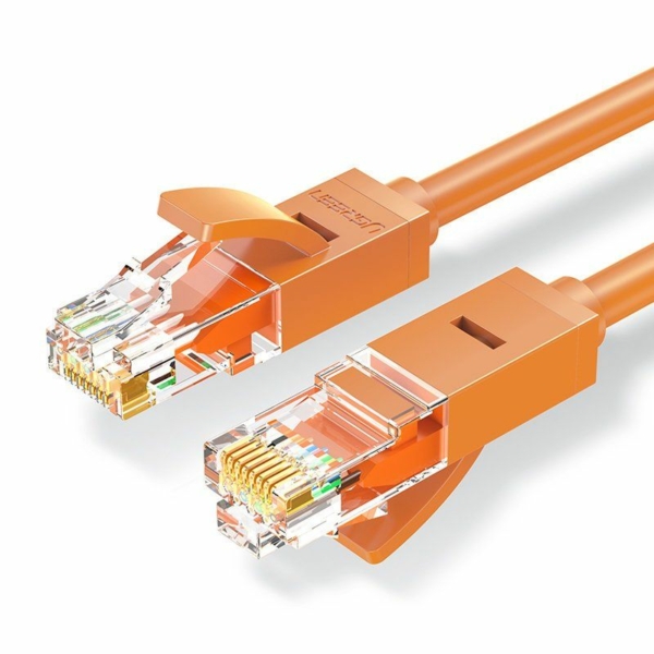 Ugreen UTP RJ45 Cat6 1000Mbps hálózati kábel 1m - narancssárga