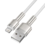Kép 4/7 - Baseus Cafule USB - Lightning 2,4A 2m sodrott kábel - fehér