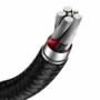Kép 6/10 - Baseus Cafule Metal USB - USB Type-C 40W 5A SCP 25cm kábel - fekete