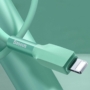 Kép 7/9 - Baseus Silica Gel USB - Lightning 2,4A 1m kábel - zöld