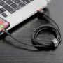 Kép 3/8 - Baseus Cafule USB - Lightning 2A 3m kábel - fekete