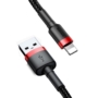 Kép 5/8 - Baseus Cafule USB - Lightning 2A 3m kábel - fekete