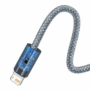 Kép 4/6 - Baseus Dynamic USB - Lightning 2,4A 2m kábel - szürke