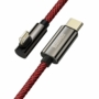 Kép 2/11 - Baseus Legend USB-C - Lightning PD 20W 2m derékszögű kábel - piros