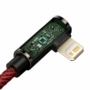 Kép 3/11 - Baseus Legend USB-C - Lightning PD 20W 2m derékszögű kábel - piros