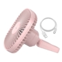 Kép 11/13 - Baseus Natural Wind mágneses autós ventilátor fejtámlára - rózsaszín
