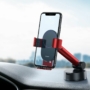 Kép 8/10 - Baseus Simpslism Gravity autós telefon tartó tapadókoronggal - fekete-piros