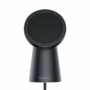 Kép 4/9 - Baseus Simple Magnetic MagSafe 15W vezeték nélküli autós telefon töltő és tartó - fekete