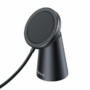 Kép 1/9 - Baseus Simple Magnetic MagSafe 15W vezeték nélküli autós telefon töltő és tartó - fekete