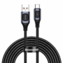 Kép 1/10 - Baseus Flash USB - USB-C 5A 2m SCP AFC QC kábel - sötétszürke