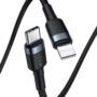 Kép 2/6 - Baseus Cafule USB-C - Lightning QC3.0 18W 1m kábel - fekete
