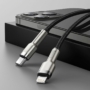 Kép 9/9 - Baseus Cafule USB-C - Lightning PD 20W 1m kábel - fekete