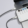 Kép 7/9 - Baseus Cafule USB-C - Lightning PD 20W 1m kábel - fekete
