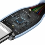 Kép 4/7 - Baseus Jelly USB - USB-C 100W 2m kábel - kék