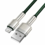 Kép 1/6 - Baseus Cafule USB - Lightning 2,4A 1m kábel - sötétzöld
