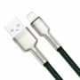 Kép 3/6 - Baseus Cafule USB - Lightning 2,4A 1m kábel - sötétzöld