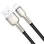 Kép 2/9 - Baseus Cafule USB - Lightning 2,4A 2m sodrott kábel - fekete