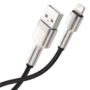 Kép 4/9 - Baseus Cafule USB - Lightning 2,4A 2m sodrott kábel - fekete