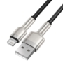 Kép 6/9 - Baseus Cafule USB - Lightning 2,4A 2m sodrott kábel - fekete