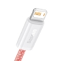 Kép 2/3 - Baseus Dynamic USB - Lightning 2,4A 2m kábel - narancssárga