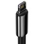 Kép 3/7 - Baseus Tungsten Gold USB - Lightning 2,4A 1m kábel - fekete