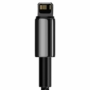 Kép 5/7 - Baseus Tungsten Gold USB - Lightning 2,4A 1m kábel - fekete