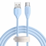 Kép 1/7 - Baseus Jelly USB - USB-C 100W 1,2m kábel - kék