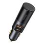Kép 2/11 - Baseus Share Together autós gyorstöltő USB + USB-C + szivargyújtó aljzat 120W QC PD PPC SCP - szürke