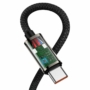 Kép 5/10 - Baseus Legend Elbow USB-C - USB-C 100W PD derékszögű kábel 1m - fekete