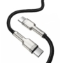 Kép 2/7 - Baseus Cafule Metal USB-C - USB-C 100W 1m kábel - fekete