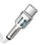 Kép 4/7 - Baseus Cafule Metal USB-C - USB-C 100W 1m kábel - fehér