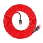 Kép 2/7 - Baseus Cafule USB-C - USB-C PD 2.0 QC 3.0 60W 2m kábel - piros