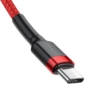 Kép 4/7 - Baseus Cafule USB-C - USB-C PD 2.0 QC 3.0 60W 2m kábel - piros
