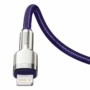 Kép 5/6 - Baseus Cafule Metal USB-C - Lightning PD 20W 1m kábel - lila