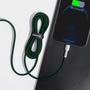 Kép 9/10 - Baseus Cafule Metal USB-C - Lightning PD 20W 2m kábel - sötétzöld