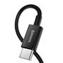 Kép 3/8 - Baseus Superior USB-C - Lightning 20W PD 1m kábel - fekete