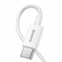 Kép 3/9 - Baseus Superior USB-C - Lightning 20W PD 1m kábel - fehér