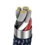 Kép 4/5 - Baseus Explorer Auto Power-Off USB-C - Lightning 20W 1m kábel - sötétkék