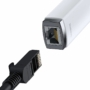 Kép 3/4 - Baseus Lite USB-C – RJ45 hálózati adapter, 100Mbps - fehér